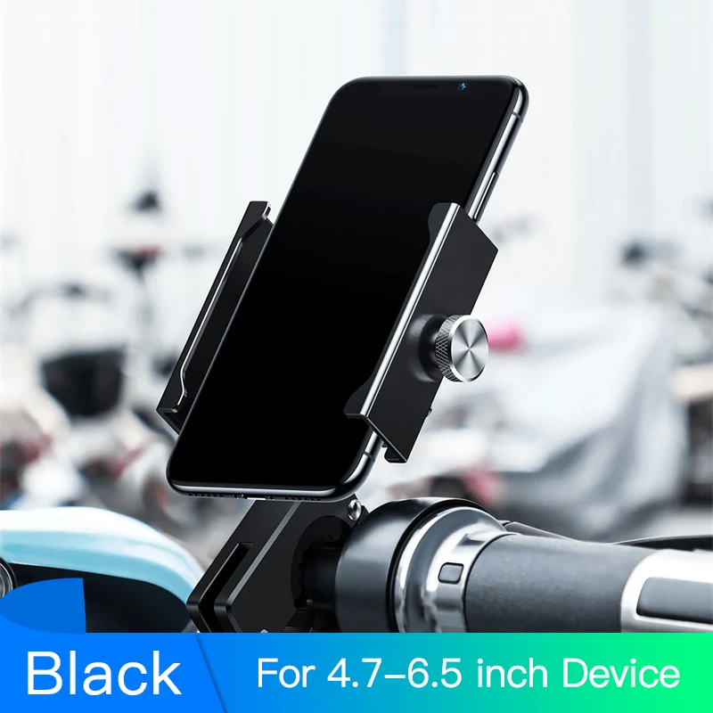 Держатель для телефона Baseus, для мотоцикла, велосипеда, для iPhone 11, Xiaomi, универсальный, для велосипеда, для мобильного телефона, подставка на руль, зажим, крепление для мотоцикла - Цвет: CRJBZ-01