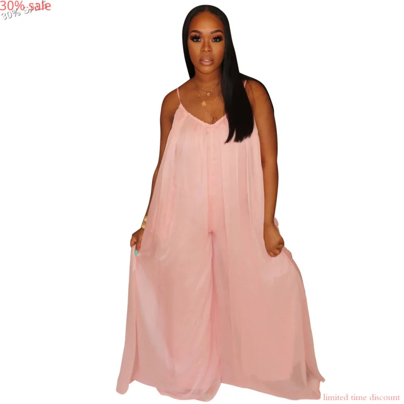 Женское шифоновое платье на бретельках с V образным вырезом и открытой