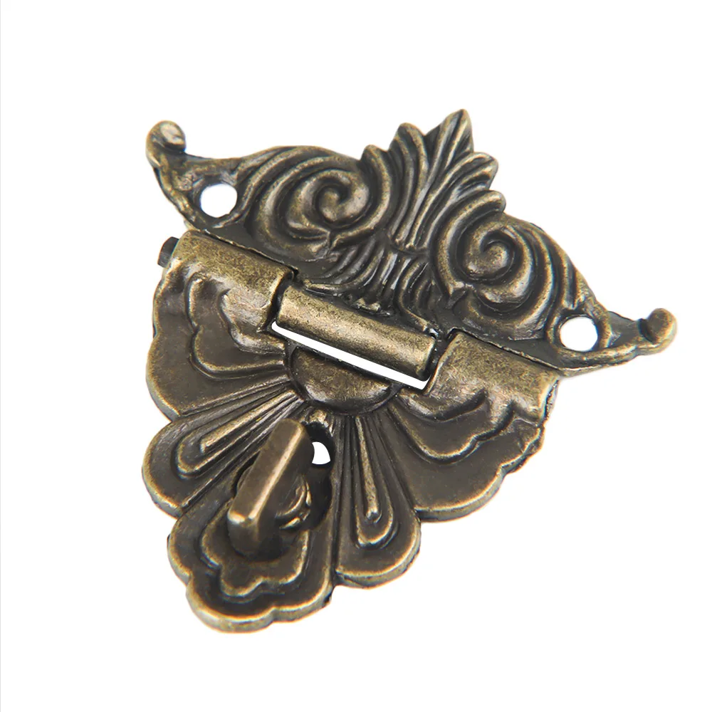 Специальная маленькая коробка упаковочная Пряжка античный деревянный замок