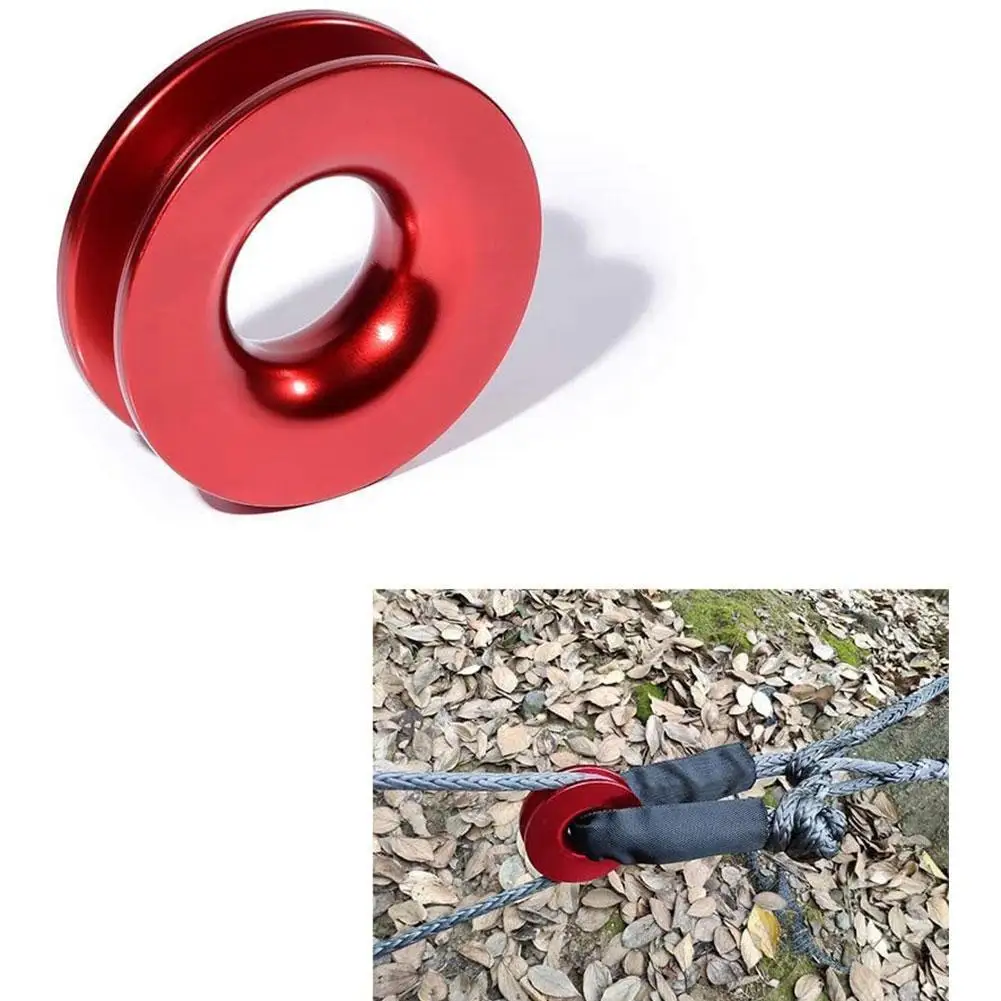

Aluminum Recovery Ring Snatch-Ring Block Snatch Pulley Rope 1/2" Tow 41000lb For 3/8 Q9O0