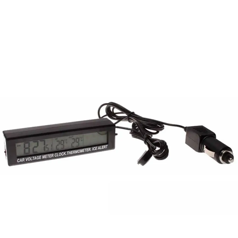 

Adeeing EC88 автомобильные часы-термометр Вольтметр электронные часы двухцветный электронный термометр