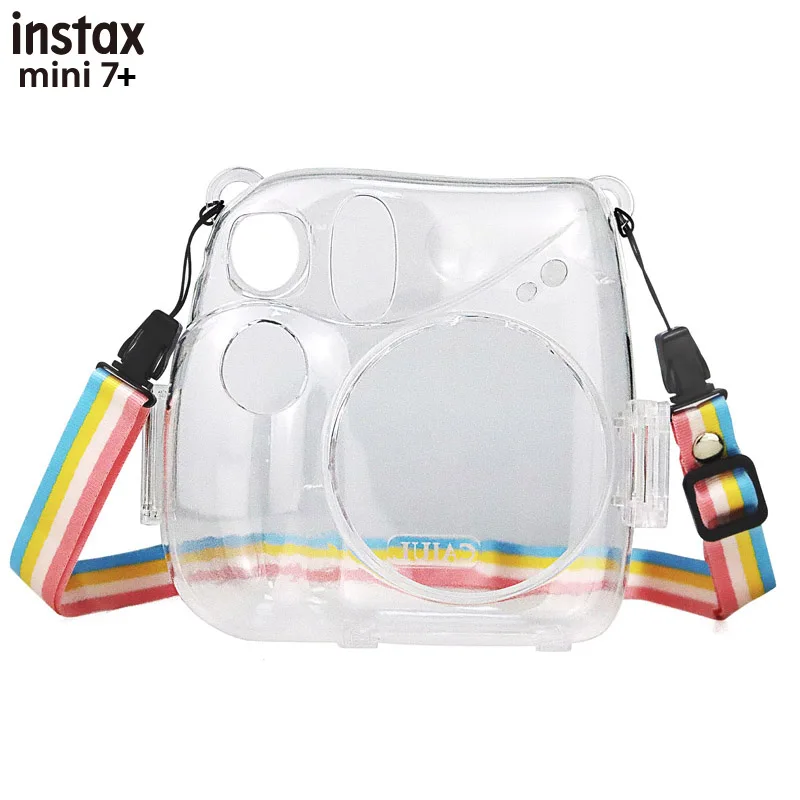 Чехол для Камеры Fujifilm Instax Mini 7 + Instant Camera s сумка из искусственной кожи с жестким ПВХ
