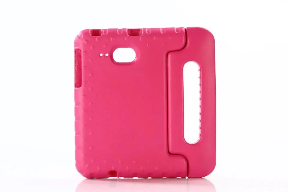 rose red Детский Shockroof корпус из пены eva для Samsung Galaxy Tab A A6 7,0 T280 T285 T285DY 7 дюймов чехол для планшета с подставкой Чехол+ подставка для ручек - Цвет: rose red