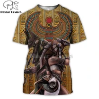 plstar cosmos horus ancient horus egyptian god eye of egypt pharaoh anubis face 3d t shirts tees funny harajuku short sleeve 2