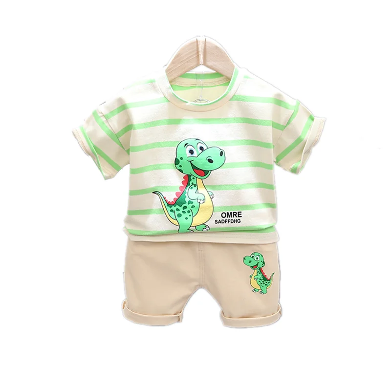 Новинка летняя одежда для маленьких девочек детская хлопковая футболка и шорты с