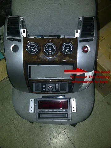 Автомобильная консоль MID Fascia Для Mitsubishi L200 Triton Pajero Sport II Challenger Радио DVD панель