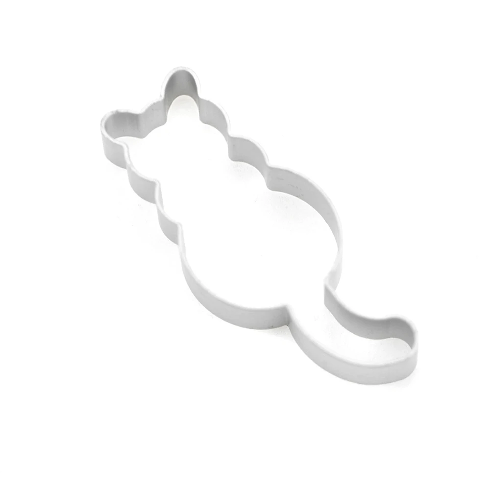 

Hot 1PC Kitchen Cookie Cutter Cat Shaped Aluminium Mold Sugarcraft Cake Cookies Pastry Baking Cutter Mould Cake Decorating Tools