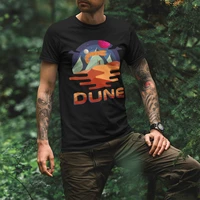 dune vintage retro movie graphic t shirts for men amazing t shirt arrakis sandworm science fiction tees gift idea clothing