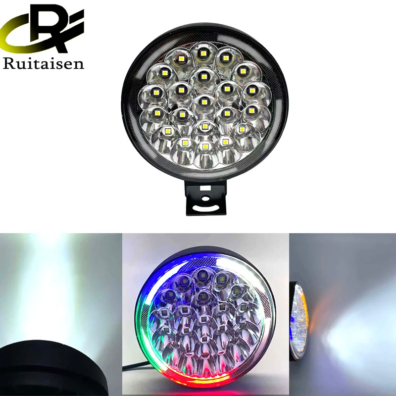 

High Brightness Motorcycles Square LED bulb Moto Projector Headlights