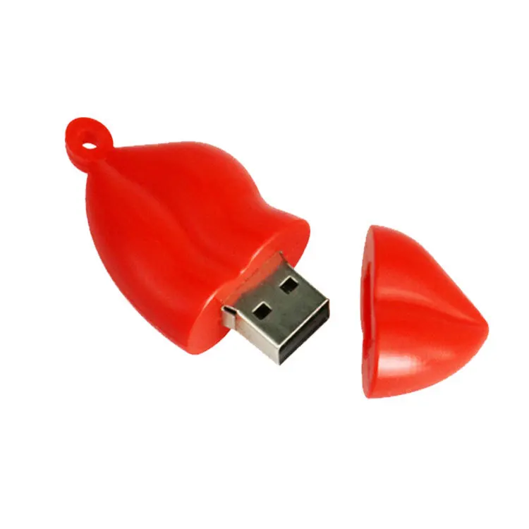 Красные губы милый карту флэш-памяти с интерфейсом usb подарки для девочек 32g