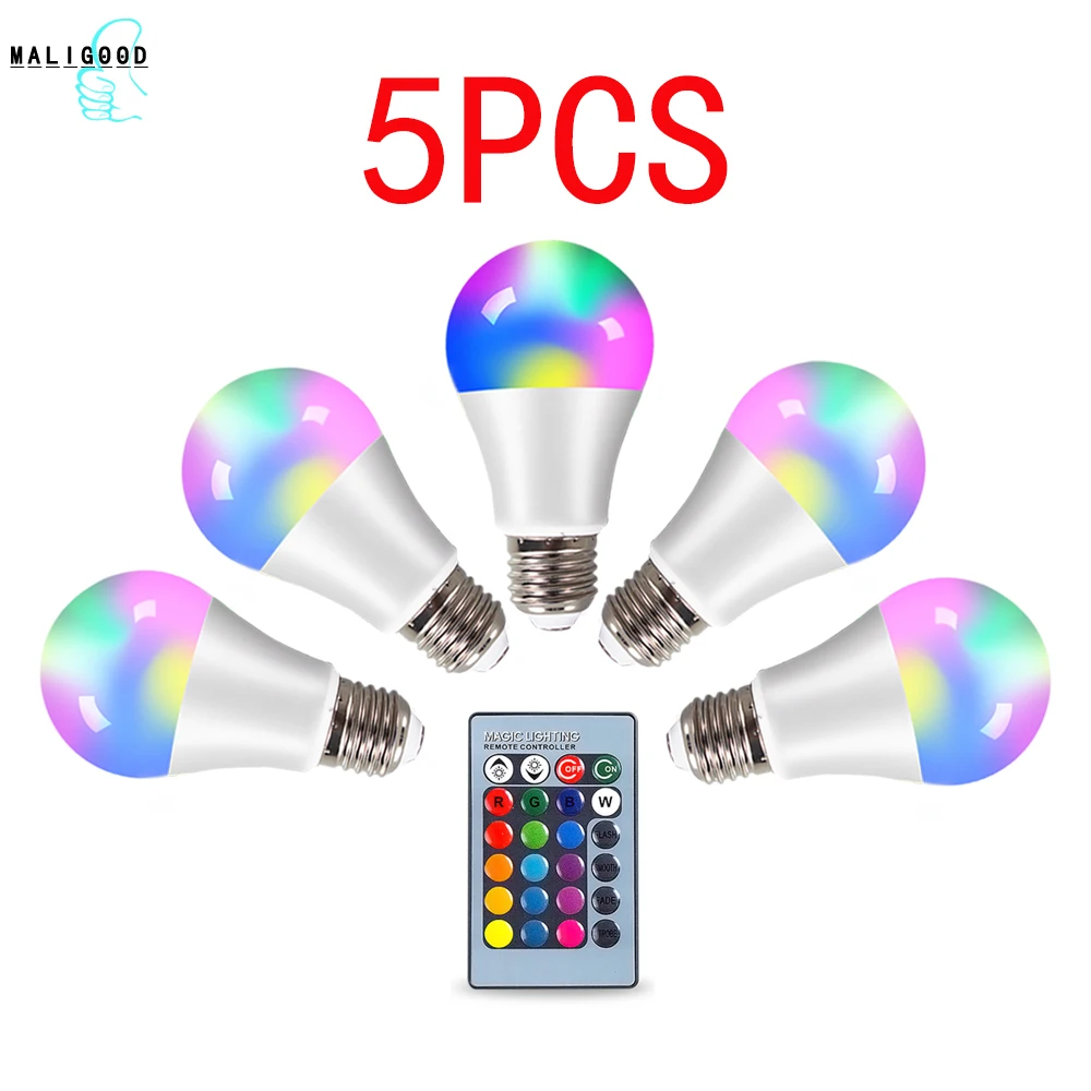 

Светодиодсветильник RGB-лампа E27, 4 Вт, 10 Вт, 15 Вт, 220 В