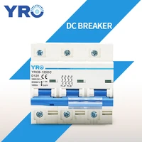 3p dc 600v solar mini circuit breaker 80a 100a 125a for pv system battery main switch yrcb 125dc