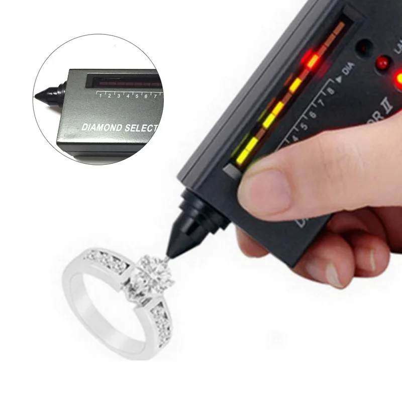 

60X Magnifier Jeweler Diamond Tester Equipment Kit With Storage Pouch Diamond Tester Diamond Selector Jeweler Test Tool Kit New
