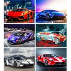 Алмазная вышивка крестиком крутой спортивный автомобиль 5D сделай сам алмазная живопись полный квадрат круглая Стразы Вышивка крестиком ручная работа подарок для мальчика