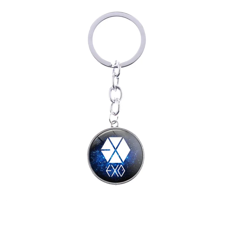 Модный логотип EXO Kpop брелок в стиле хип хоп Стиль Корейском пение команда