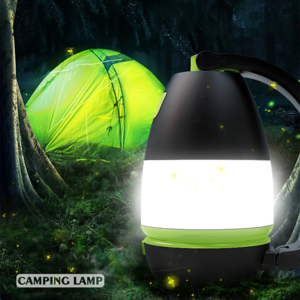 

4-in-1 Camping Light USB LED COB Tent Lantern Desk Lamp Outdoor Flashlight Torch