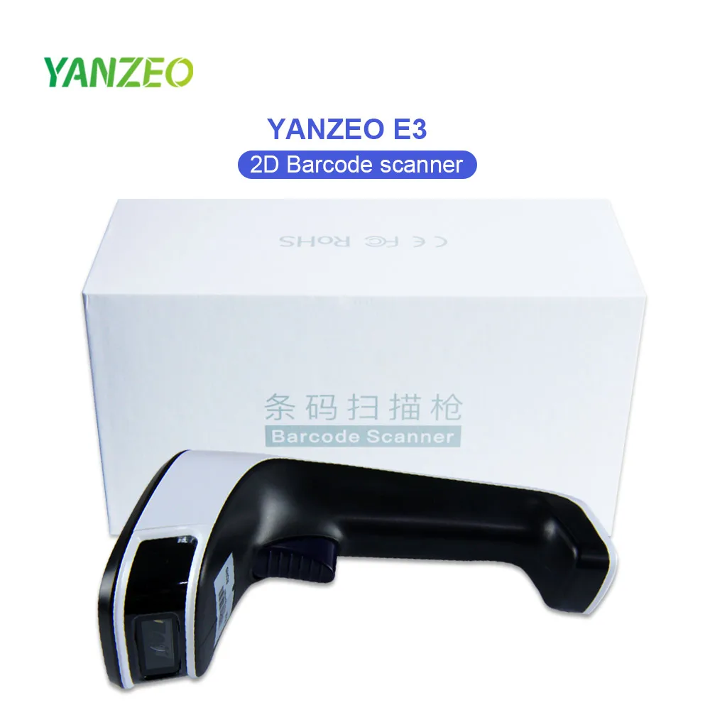 Сканер штрих-кода Yanzeo E3 2D USB проводной Ручной QR PDF417 Data Matrix Barc-код для аптеки
