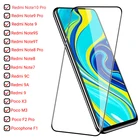 Защитное стекло, закаленное стекло 9D для Xiaomi Redmi Note 10 ProPoco X3NFCM3Redmi 99C9A9s9T8T87F2F1F3