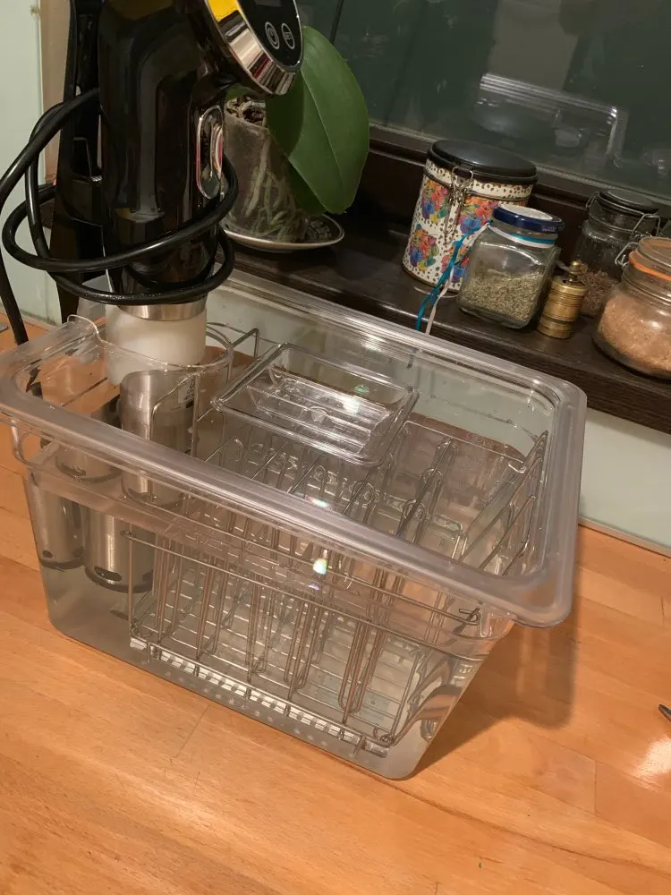 Sous Vide контейнер с крышкой 11 литров резервуар для воды Ванна циркулятора
