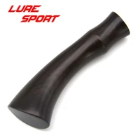 luresport black wood handle 11cm finger shape grip rod building component repair pole diy accessory