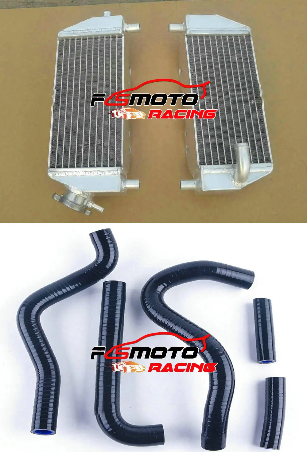 Aluminum Radiator+Silicone hose For Kawasaki KX125 KX250 KX 250/125 1994 - 2005 2004 2002 2000 2001 1999 1998 1997 1996 1995 | Автомобили