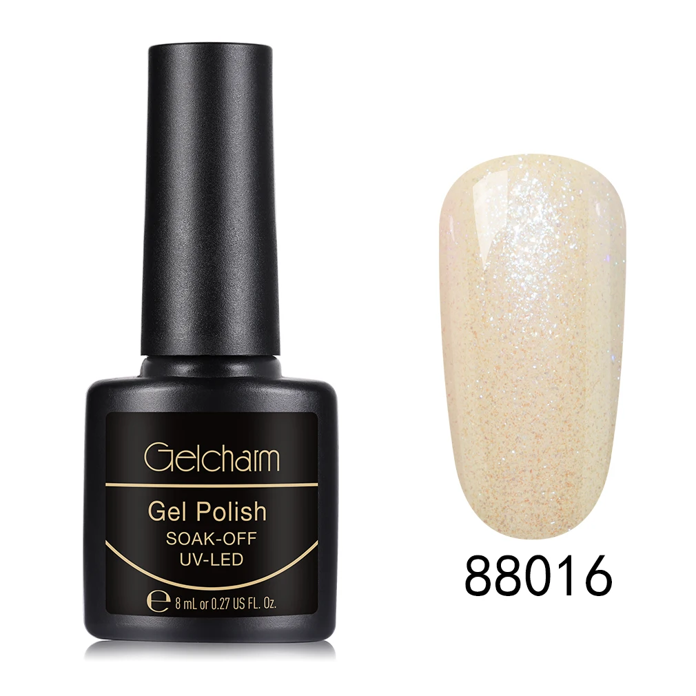 88016 Gelcharm 8 мл сменная серия Гель-лак для ногтей УФ светодиодный отмачиваемый лак для ногтей Блеск для ногтей салон маникюрный лак - Цвет: 88016
