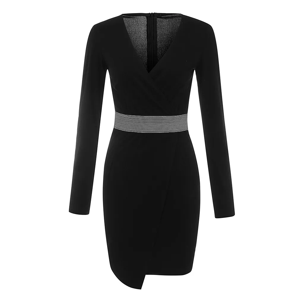 Женский костюм-блейзер офисное платье с глубоким v-образным вырезом вечернее