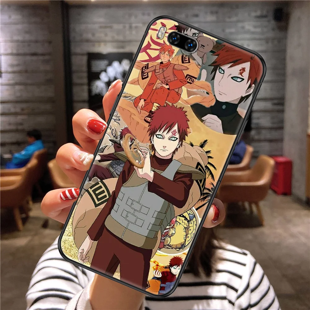 

Anime Narutos Gaara Phone case For Xiaomi Mi Max Note 3 A2 A3 8 9 9T 10 Lite Pro Ultra black 3D cell cover pretty cover painting