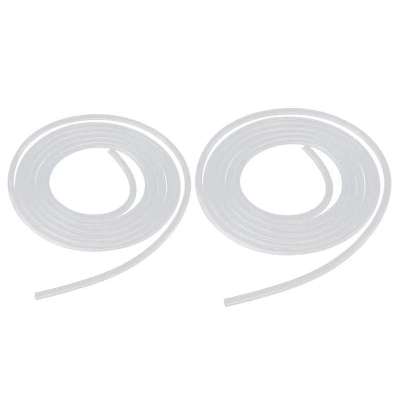

2 PCS 2 Meter Silicone Tube Silicone Tube Pressure Hose Highly Flexible 4 X 6Mm & 5 X 7Mm
