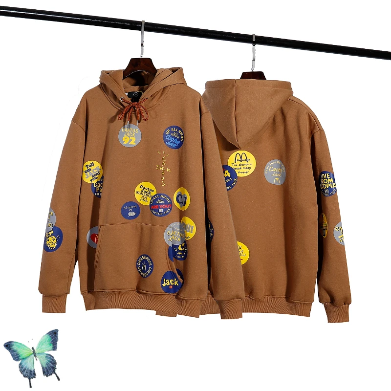 

Travis Scott Cactus Jack Fleece Hoodie Sweatshirts