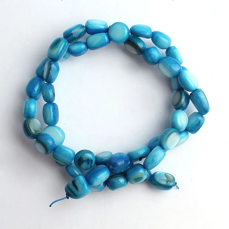 6-10 мм Гладкие зернистые жемчужные гравийные бусины круглые незакрепленные для