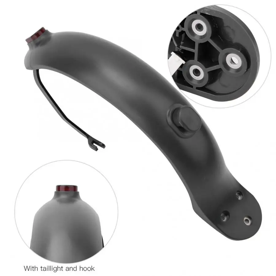 Заднее крыло для скутера с задним фонарем и крючком заднее шин Xiaomi Mijia M365 /M365Pro