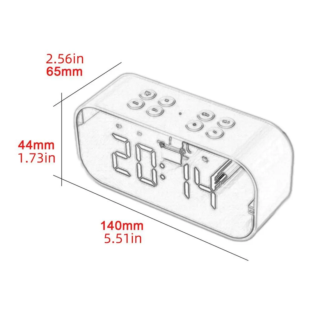 Мини Bluetooth-совместимая Беспроводная колонка с отличными басами TF-карта аудио