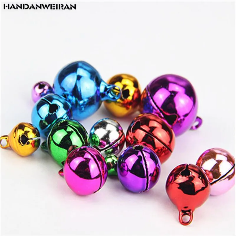 50 шт./упак. 6 мм 8 рождественские украшения для дома цветные круглые слова медные