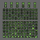 LEEPEE светящаяся Автомобильная наклейка клавишная метка переключателя ПВХ грузовик инструмент монтажная панель наклейка украшение автомобиля Стайлинг Аксессуары