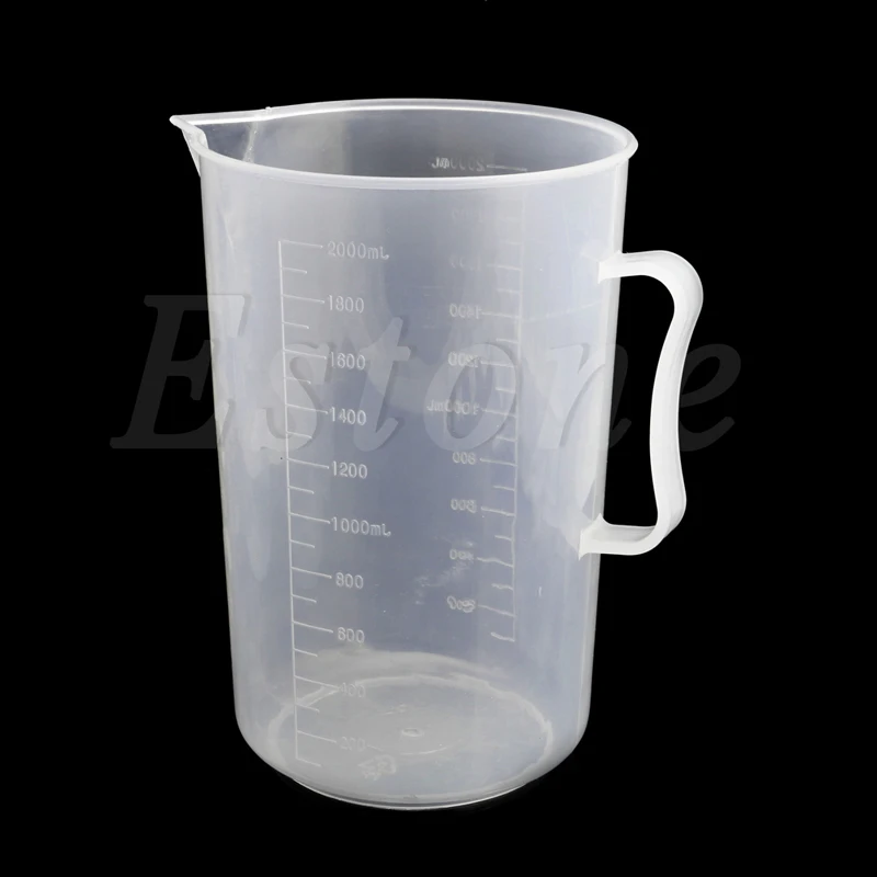

150/250/500/1000/2000ML Plastic Measuring Cup Jug Pour Spout Surface Kitchen 1Pc