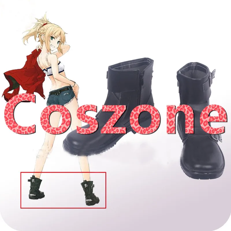 Обувь для костюмированной вечеринки Fate Grand Order Apocrypha Saber Mordred Ботинки Хэллоуина