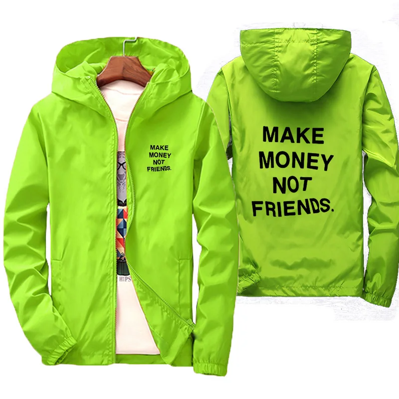 Мужская бейсбольная куртка Повседневная Спортивная тонкая для бега уличная