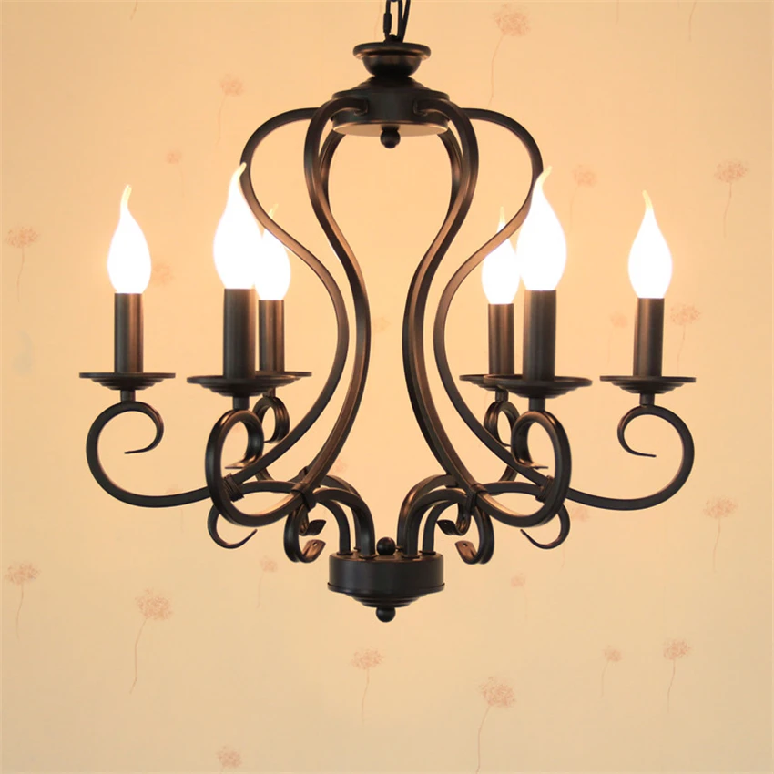 Европейский подсвечник изогнутые люстры Светильники для гостиной лампы