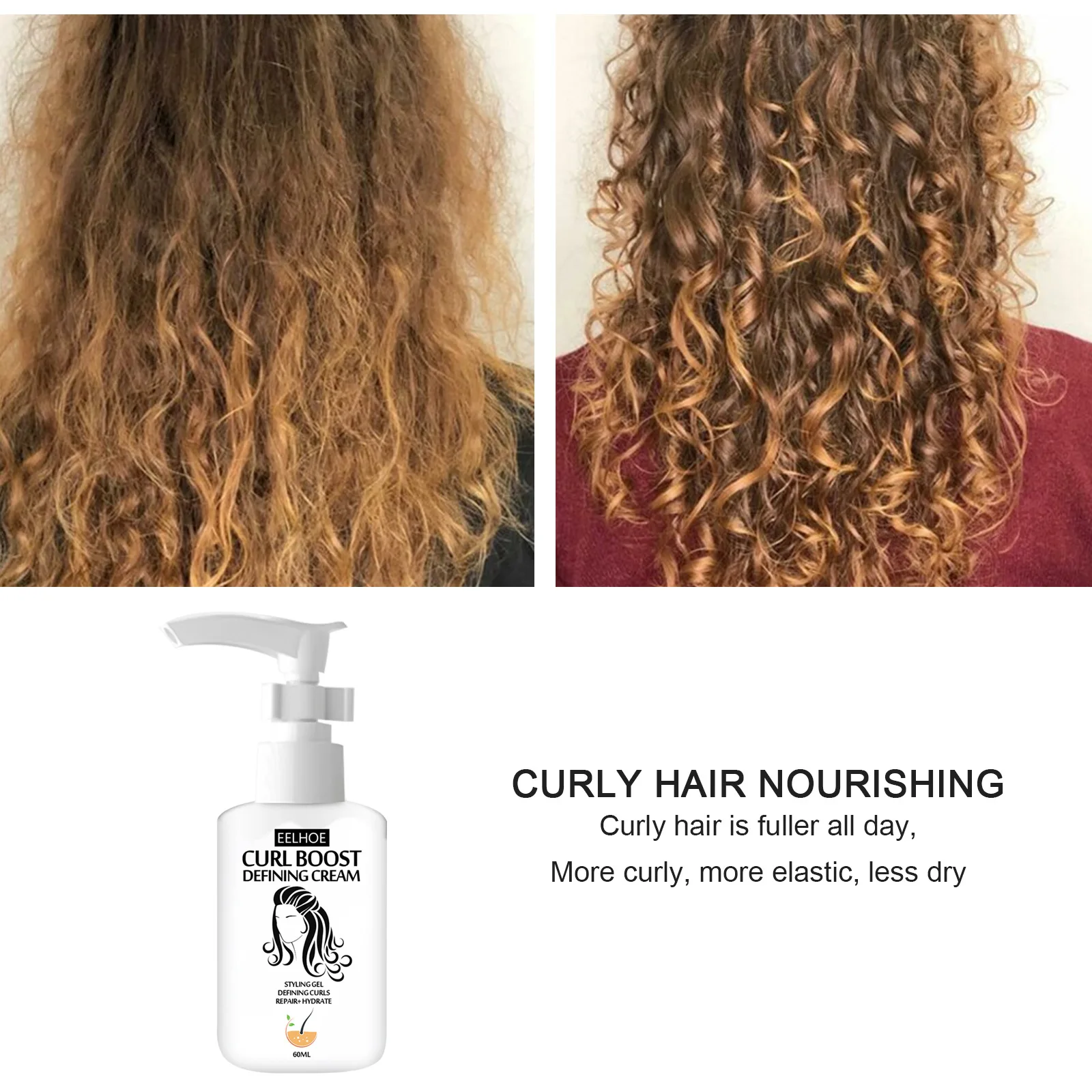 Крем для завивки волос быстро высыхающий эластичный пушистый гладкий