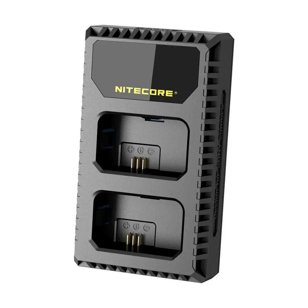 Nitecore USN1 Digital Dual Slot Travel Camera Charger For Sony NP-FW50 Batteries a5000 a5100 a6000 a6300 a6500 a7 II a7R a7R2 |