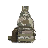 6pcslot camouflage tactical bag fishing hiking hunting bags sports bag chest single shoulder pack