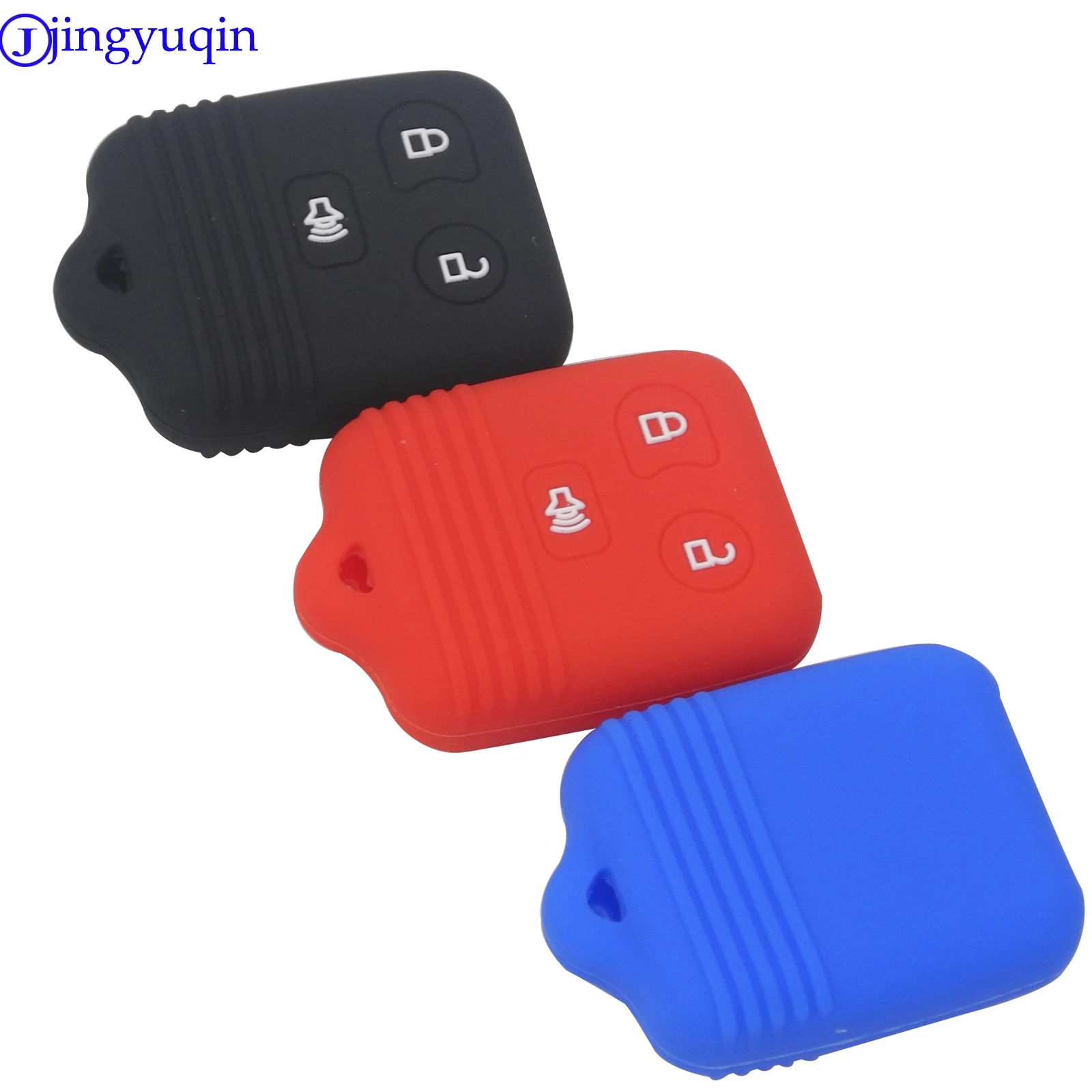 

jingyuqin Silicone Car Key Cover for Ford Lincoln Mercury F150 F250 Escape Ranger Explorer Remote Key Case For Car Styling