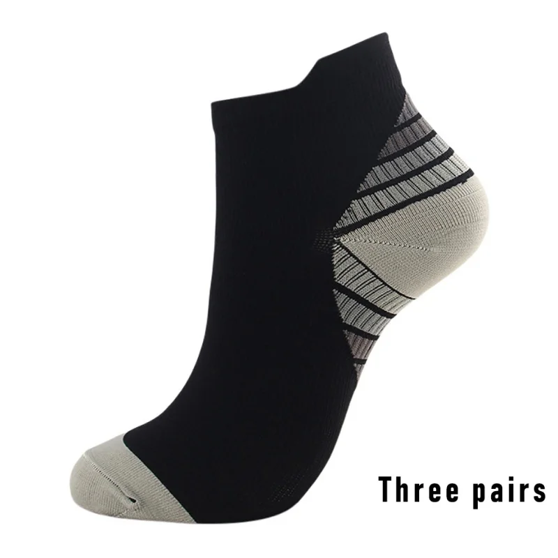 

Outdoor Sports Socks Pressure Socks Leisure Socks Bicycle Compression Sweat Absorbing Sports Socks 3 pairs / set