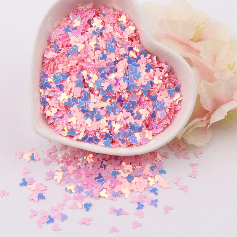 4 мм обезьяны блестками пайетками смешанный мгновенной проявки Macaroon Цвета