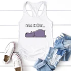 Майка женская с круглым вырезом, без рукавов, в стиле Харадзюку