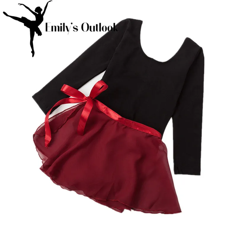 Команда девушек Базовый Топ с длинным рукавом гимнастическое трико костюм