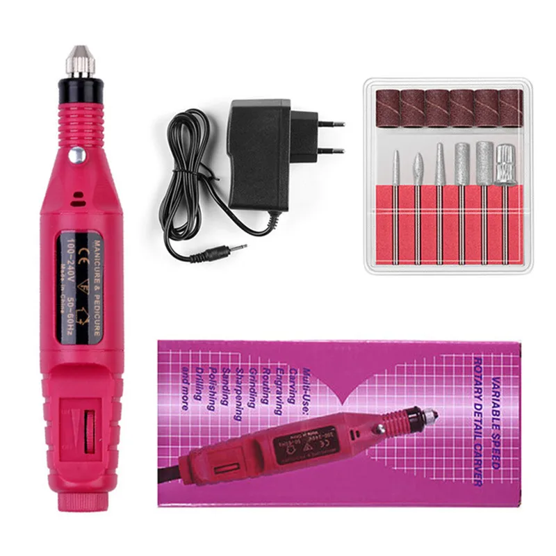 Хит продаж профессиональная электрическая дрель для дизайна ногтей электронная