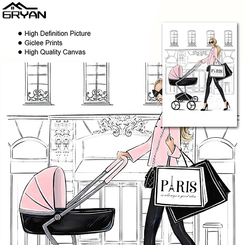 Картина на холсте для детской фотосъемки | Живопись и каллиграфия