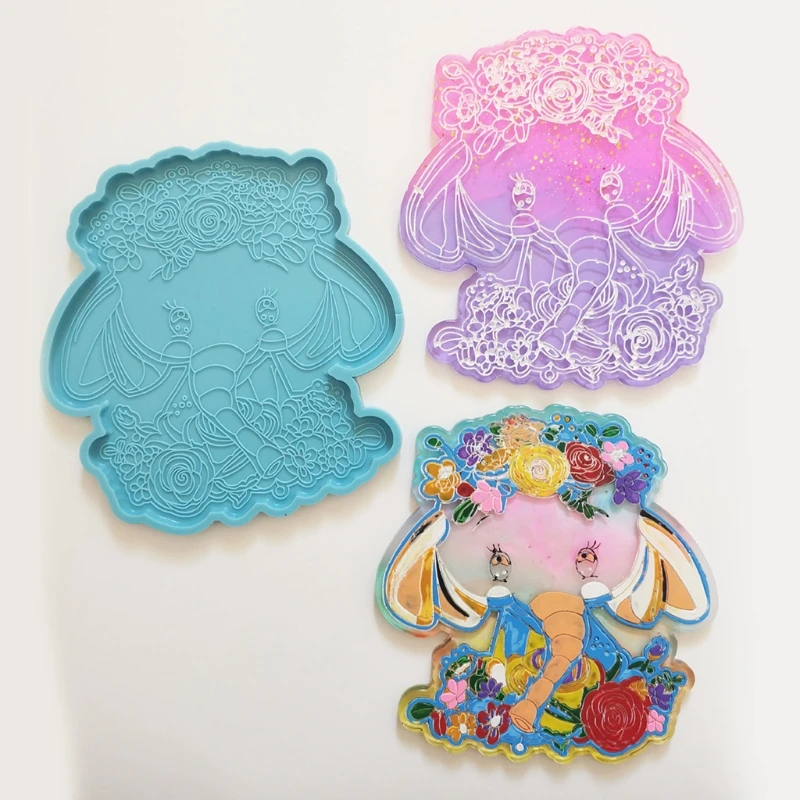 

Fruit Tray Molds DIY Resin Coaster Molds Silicone Elephant Molds Epoxy Resin Casting Molds for DIY Casting Home Decor